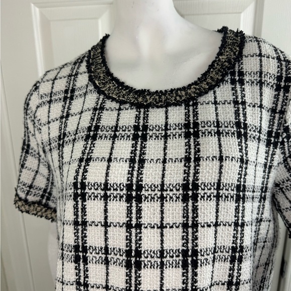 Entro Short Sleeve Round Neck Side Slit Midi Dress #132 - Picture 8 of 15